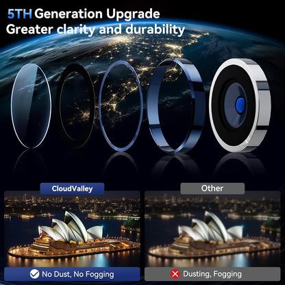 Camera Lens Protector Alloy Frame for iPhone 15 Pro