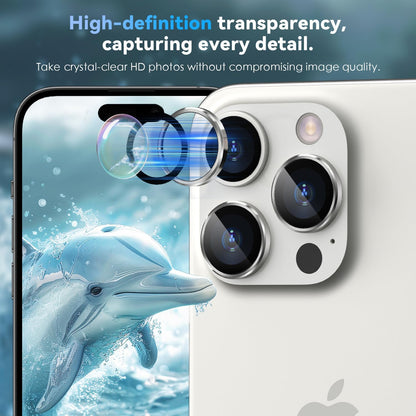 Camera Lens Protector Alloy Frame for iPhone 16 Pro