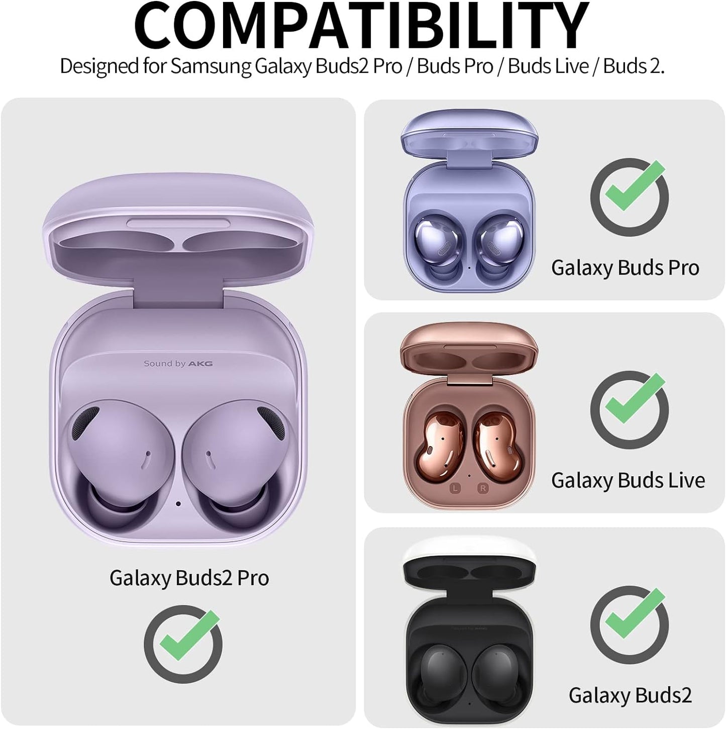 Clear TPU Case for Galaxy Buds2 Pro