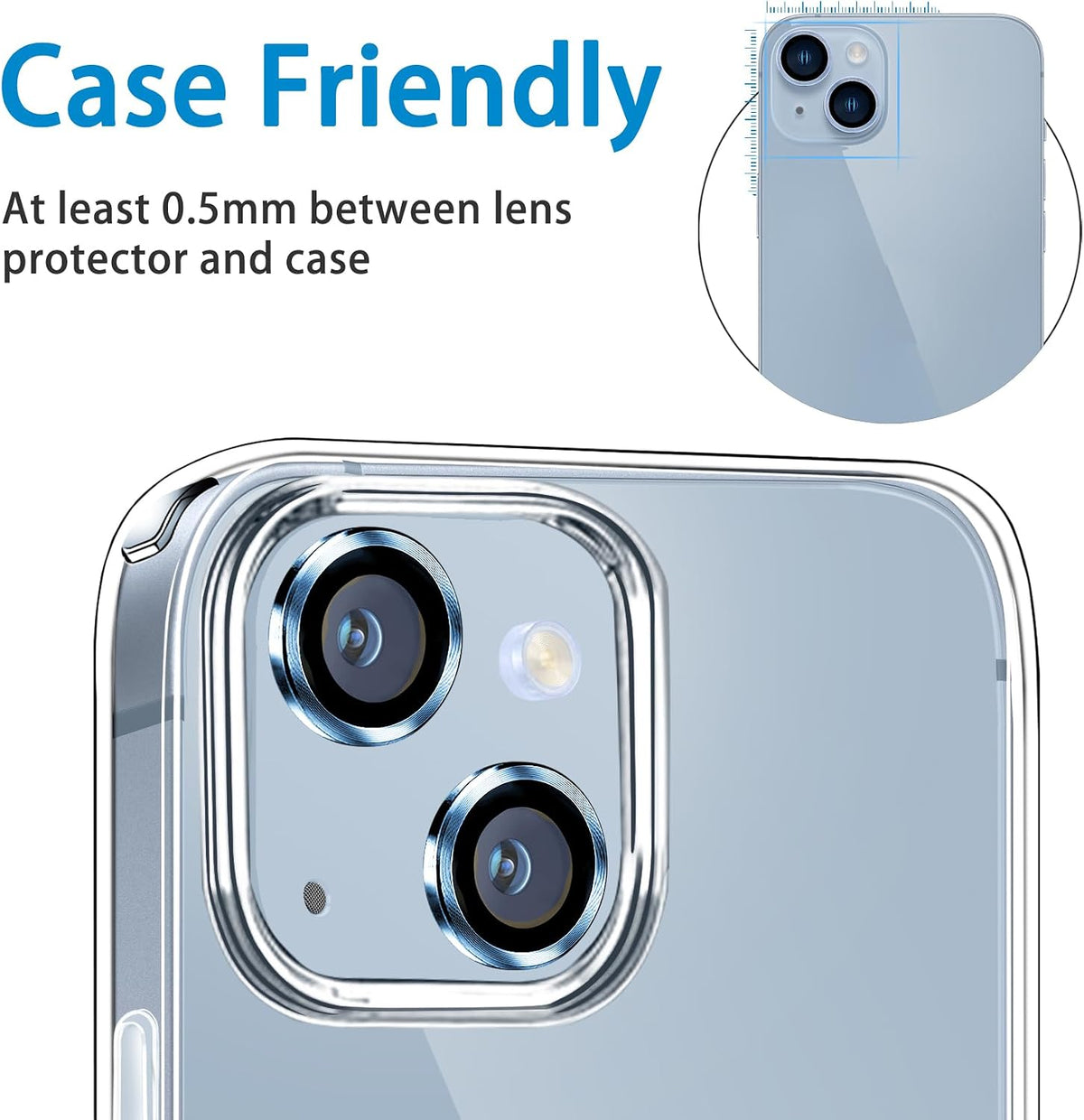 Camera Lens Protector Alloy Frame for iPhone 14