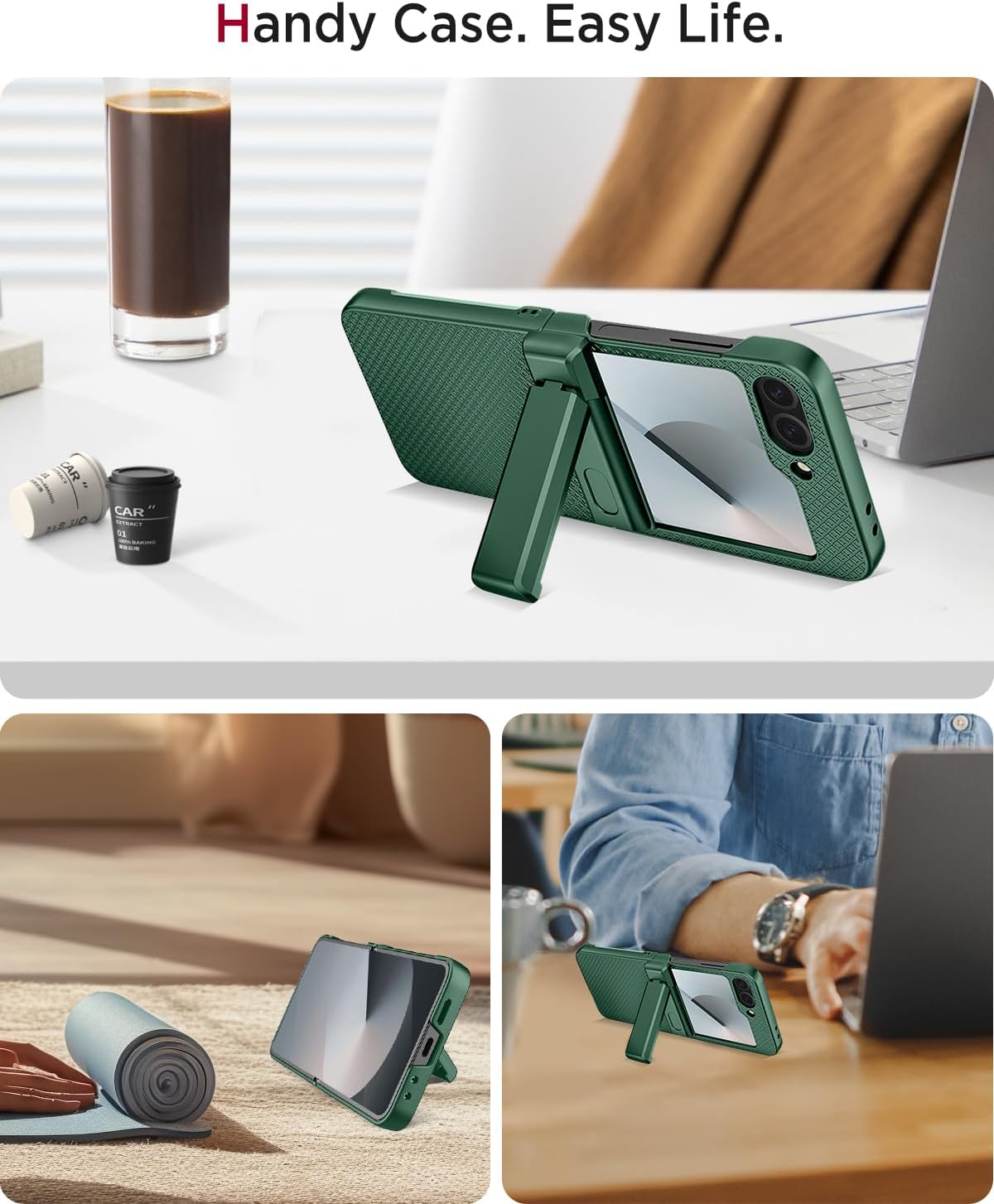 360 Protection Case for Samsung Galaxy Z Flip 7 FE