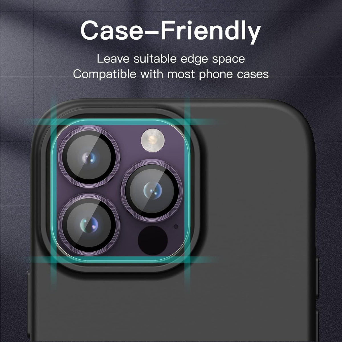 Camera Lens Protector Alloy Frame for iPhone 14 Pro