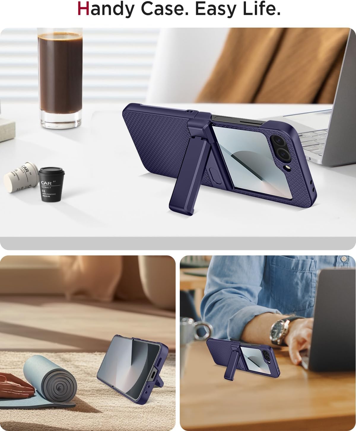 360 Protection Case for Samsung Galaxy Z Flip 7 FE