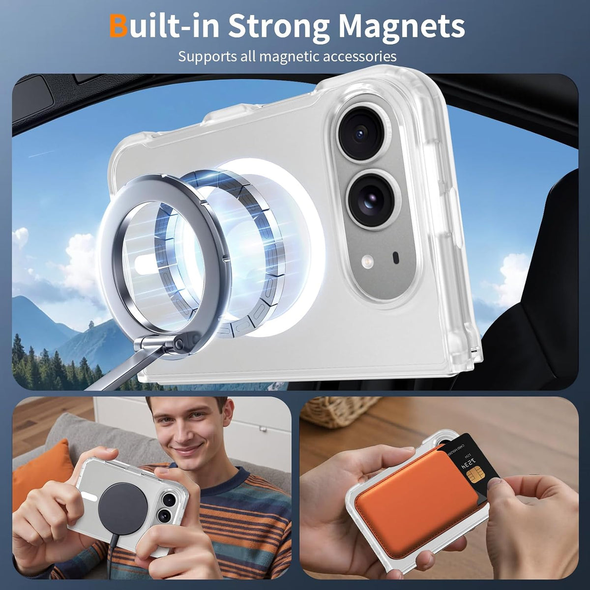 Matte Magsafe Compatible Case for iPhone Duo