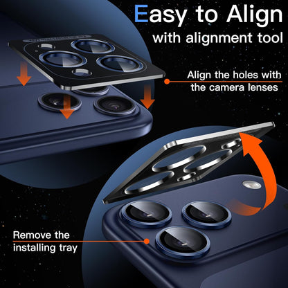 Camera Lens Protector Alloy Frame for iPhone 17 Pro