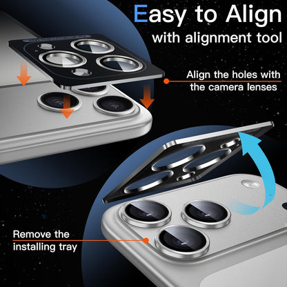 Camera Lens Protector Alloy Frame for iPhone 17 Pro