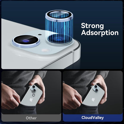 Camera Lens Protector Alloy Frame for iPhone 15