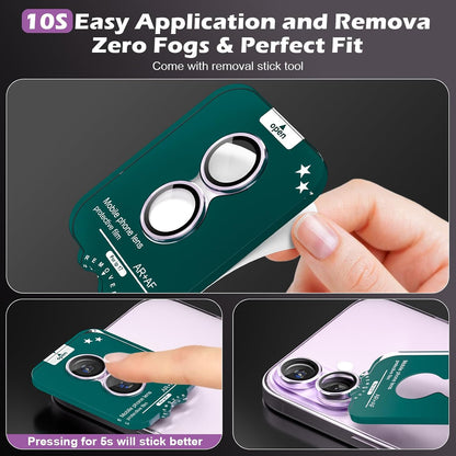 Camera Lens Protector Alloy Frame for iPhone 17