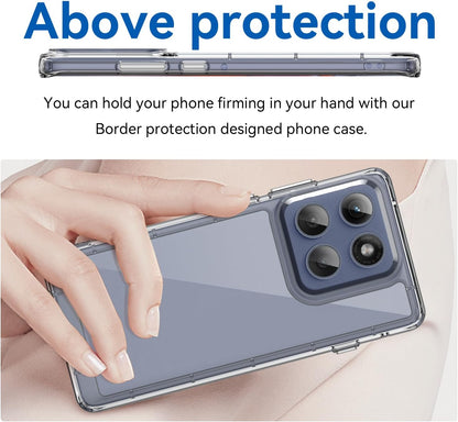 Transparent Clear Case for Motorola Edge 60