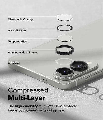 Camera Lens Protector Alloy Frame for Samsung Galaxy S25 Edge