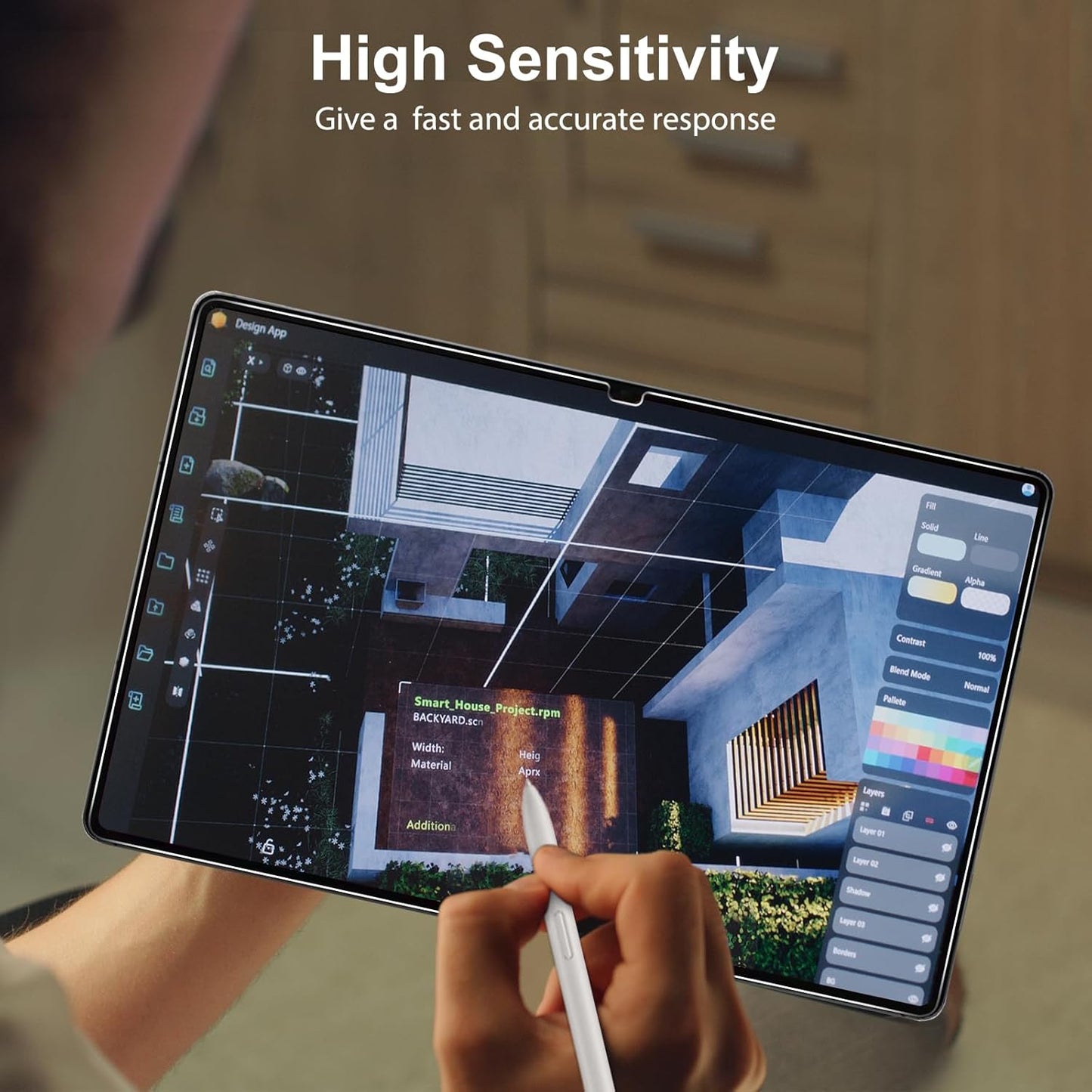 Glass Screen Protector for Samsung Galaxy Tab S10 FE Plus