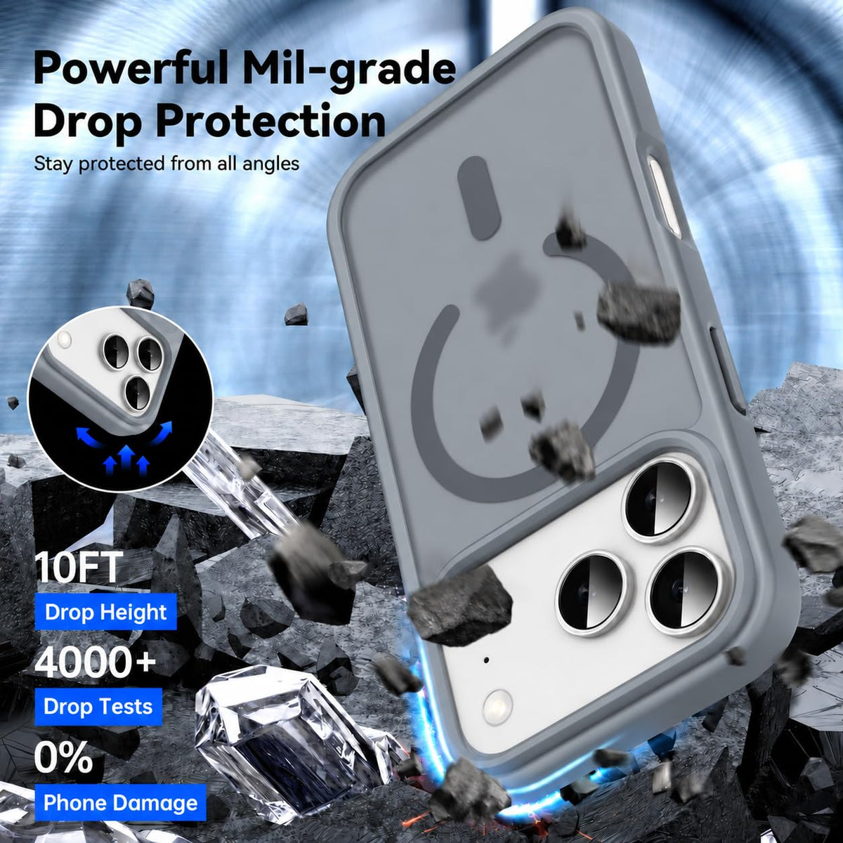 Matte Magsafe Compatible Case for iPhone 18 Pro