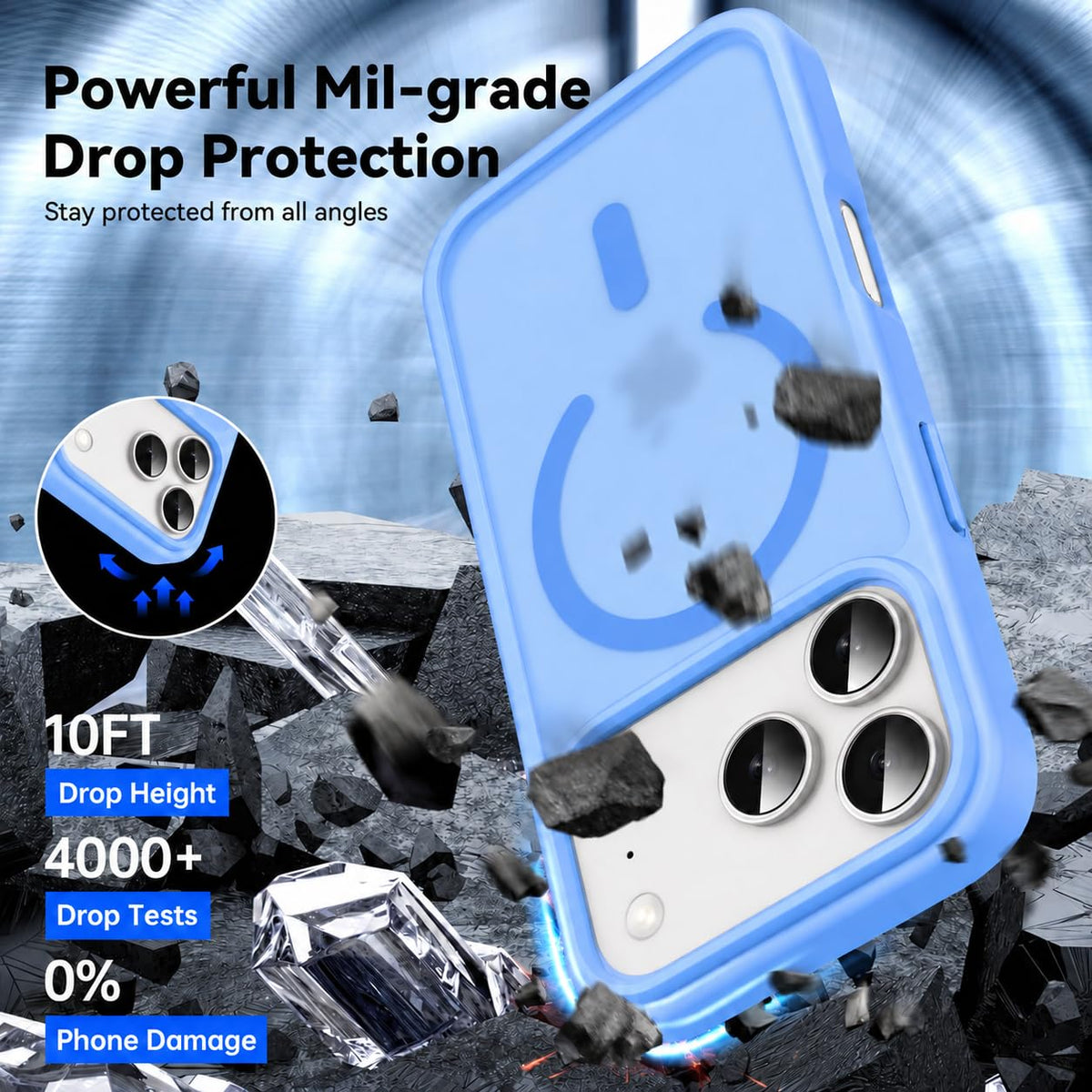 Matte Magsafe Compatible Case for iPhone 18 Pro Max