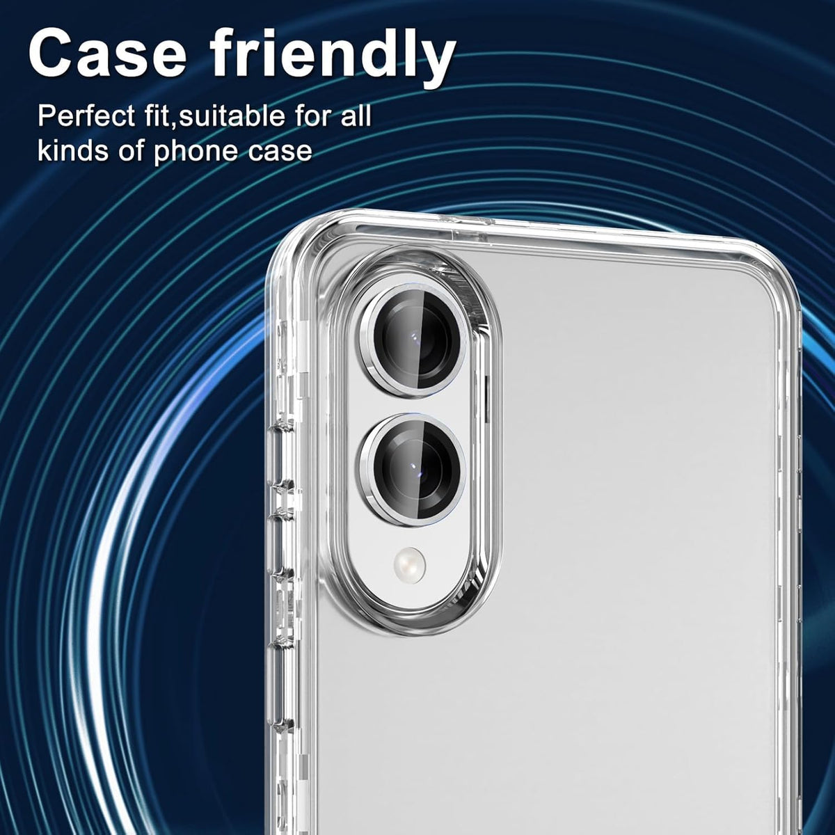 Camera Lens Protector Alloy Frame for Samsung Galaxy S25 Edge