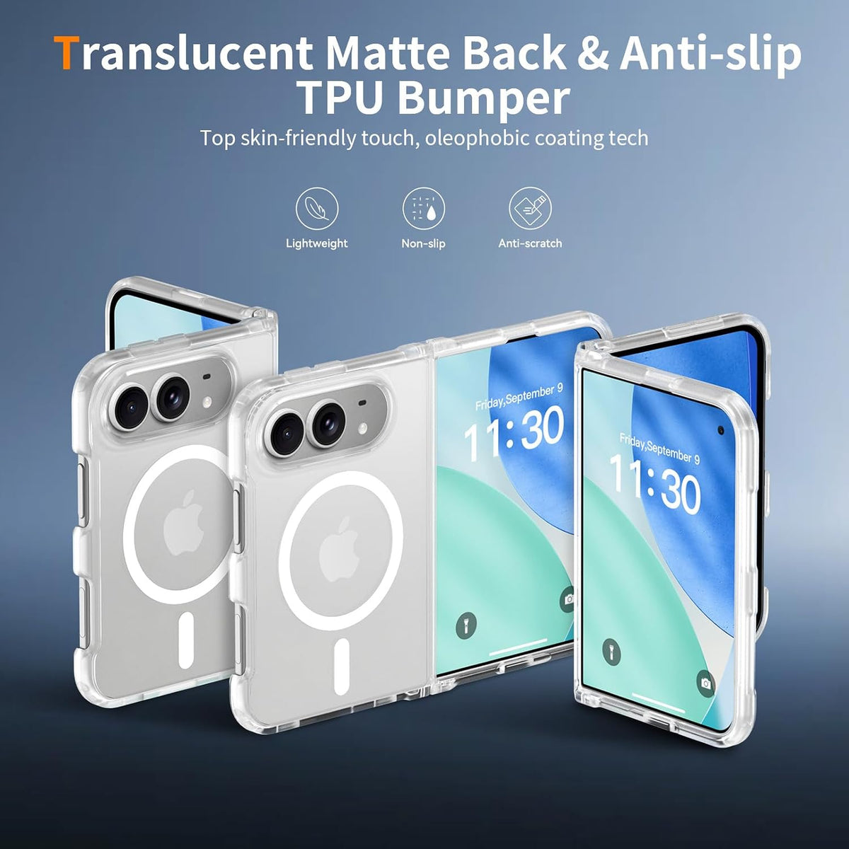 Matte Magsafe Compatible Case for iPhone Duo