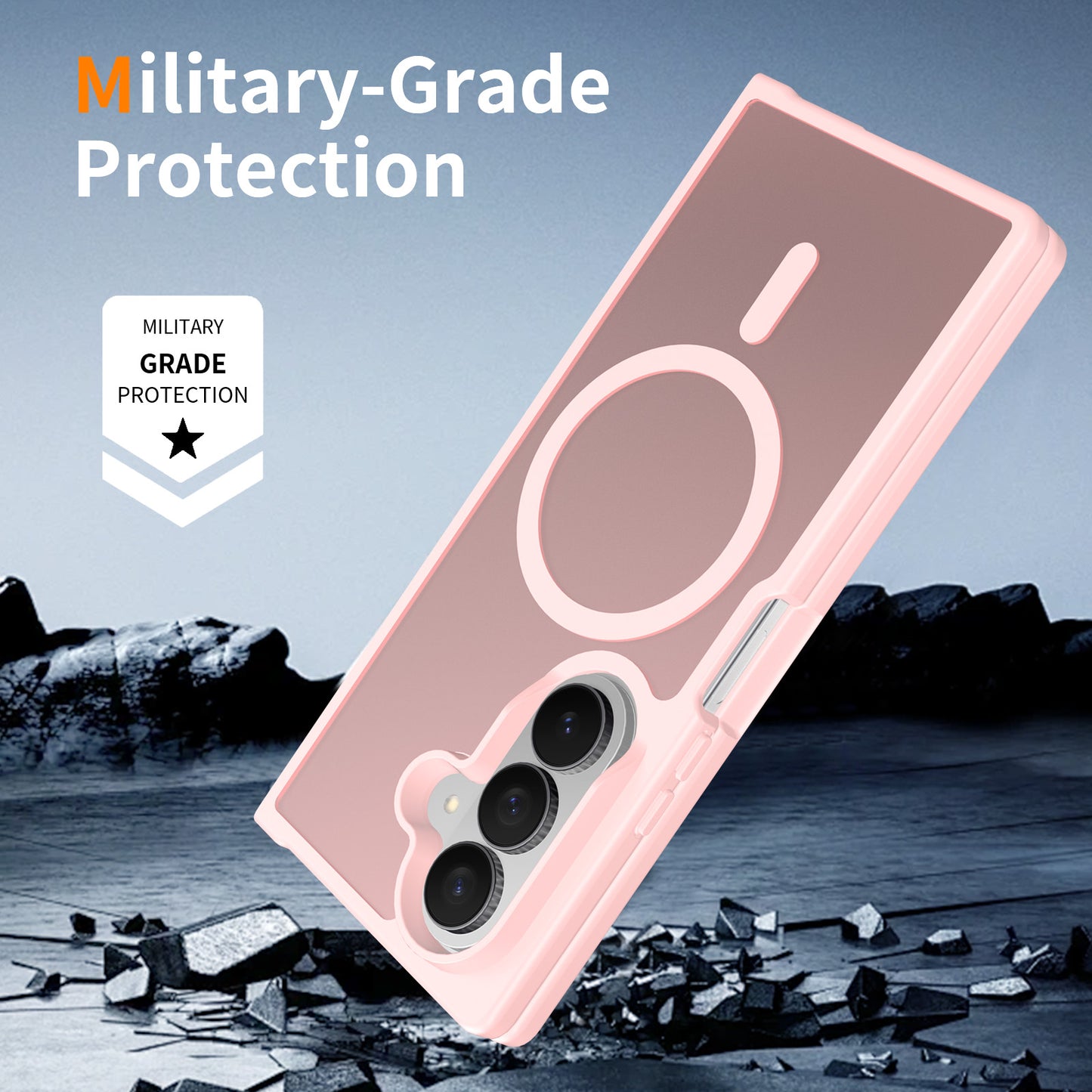 Magsafe Compatible Matte Case for Samsung Galaxy Z Fold 8 Ultra
