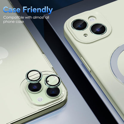 Camera Lens Protector Alloy Frame for iPhone 15