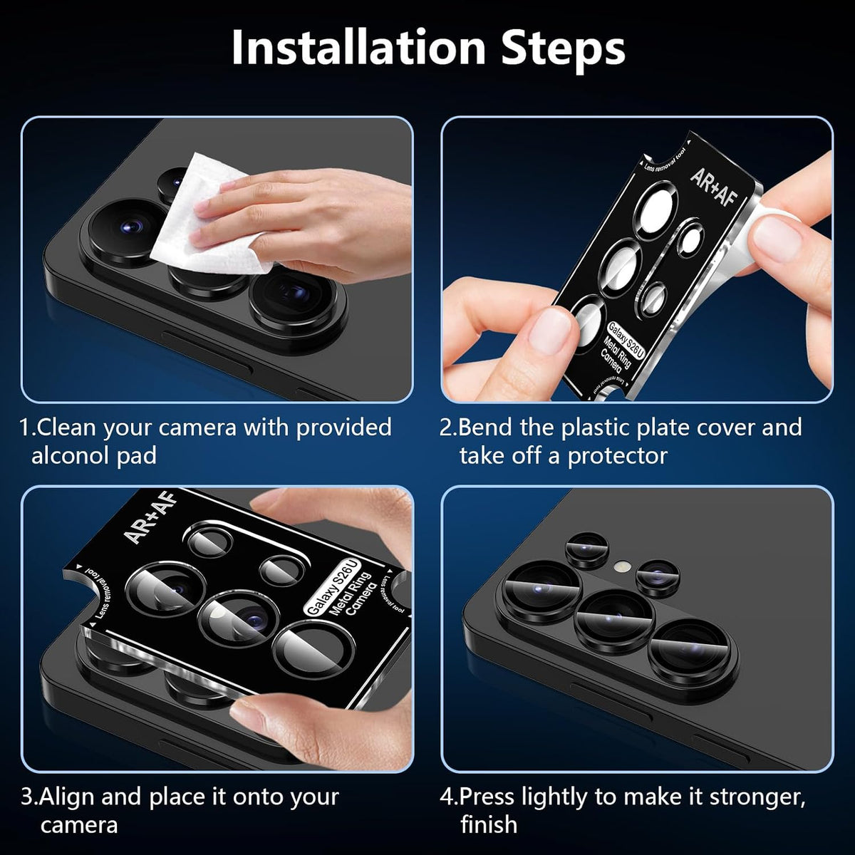 Camera Lens Protector Alloy Frame for Samsung Galaxy S26 Ultra