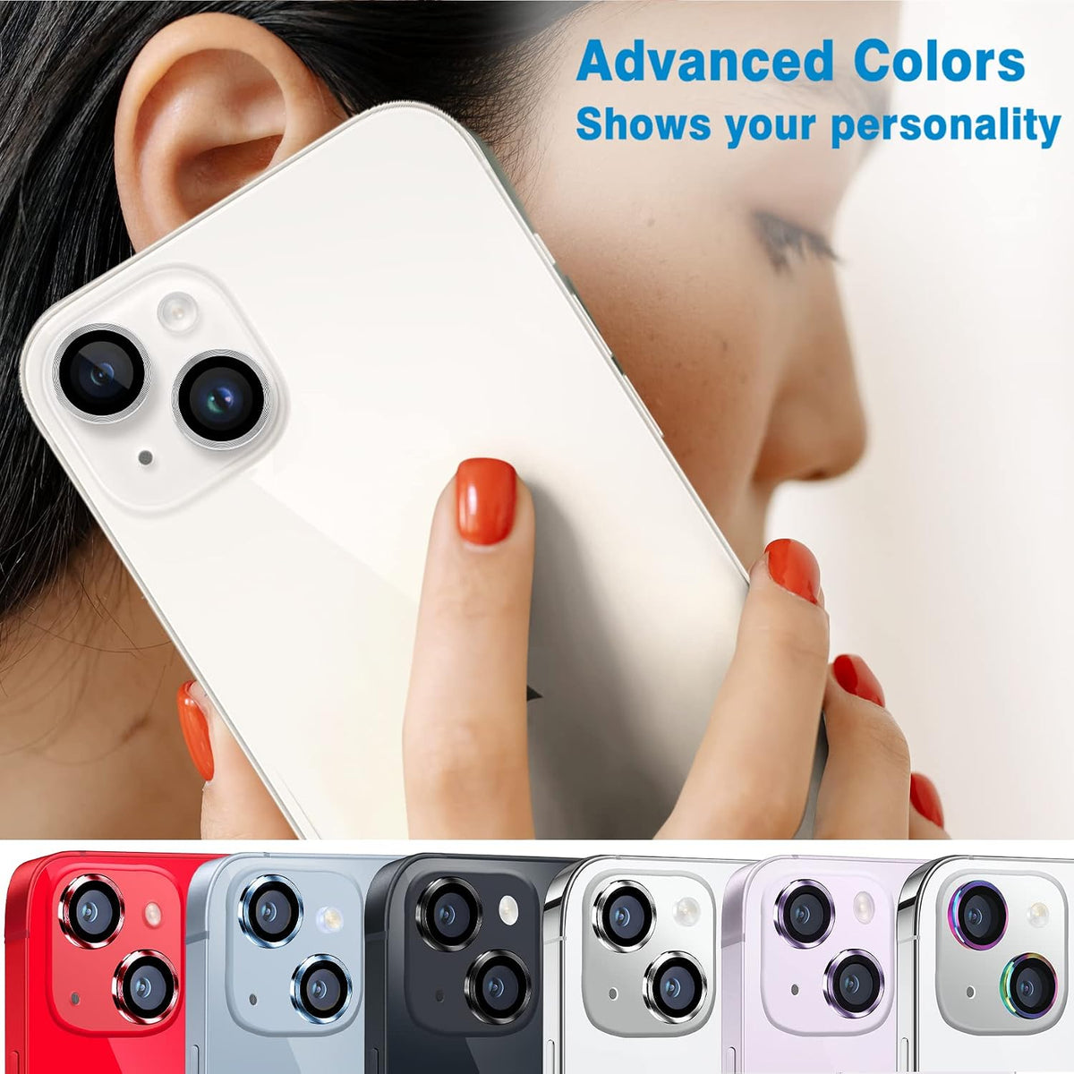 Camera Lens Protector Alloy Frame for iPhone 14