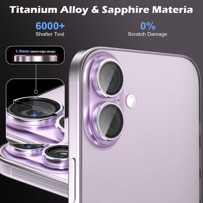 Camera Lens Protector Alloy Frame for iPhone 17
