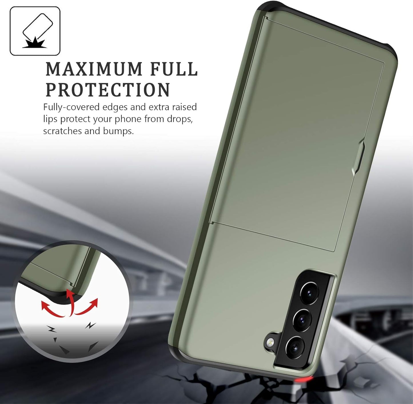 Tough Card Case for Samsung Galaxy S21