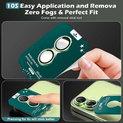 Camera Lens Protector Alloy Frame for iPhone 17