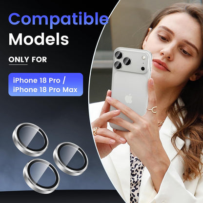 Camera Lens Protector Alloy Frame for iPhone 18 Pro