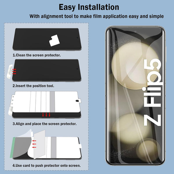 Nano Film Screen Protector for Samsung Galaxy Z Flip 5 (2 pack)