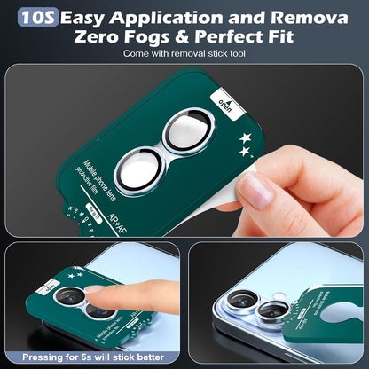 Camera Lens Protector Alloy Frame for iPhone 17
