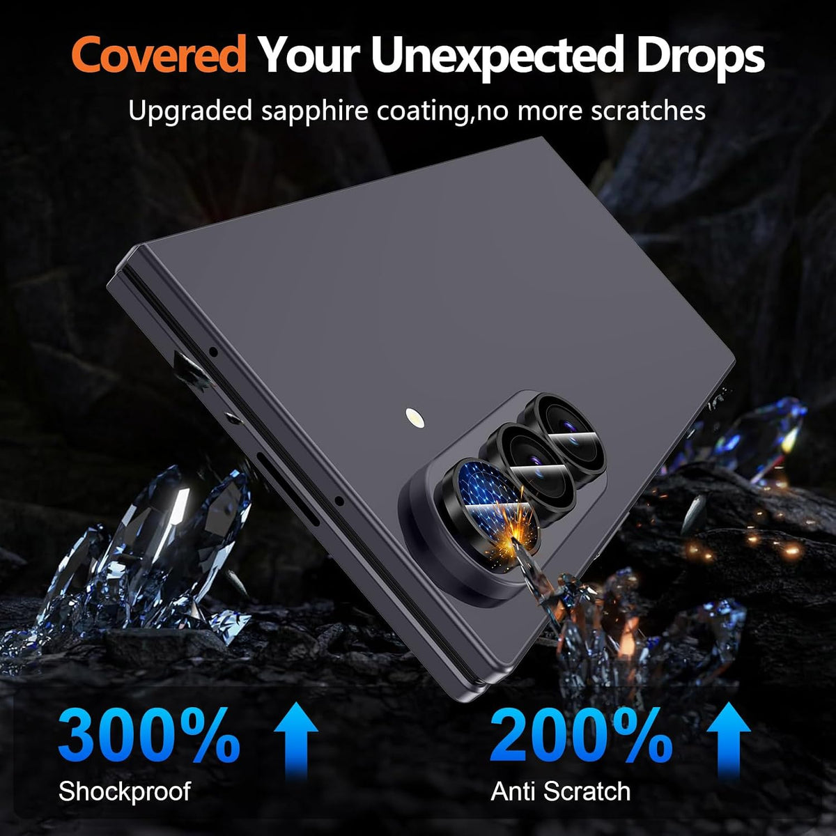 Camera Lens Protector Alloy Frame for Z Fold 7