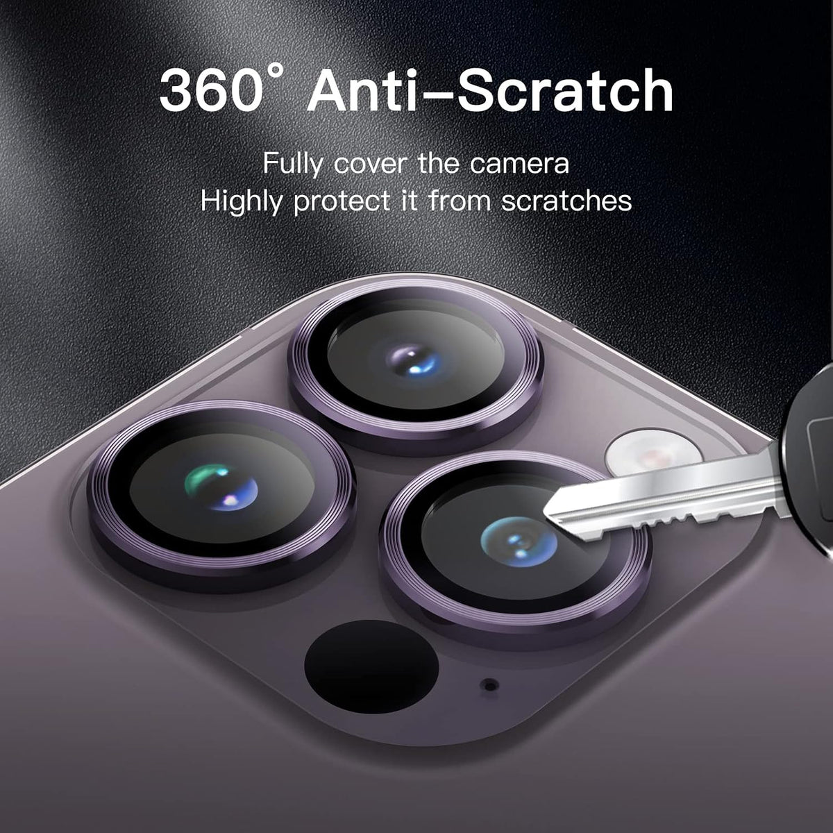 Camera Lens Protector Alloy Frame for iPhone 14 Pro