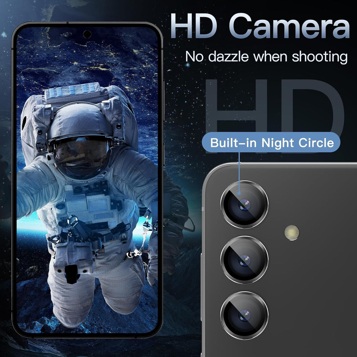 Camera Lens Protector Alloy Frame for Samsung Galaxy S24+