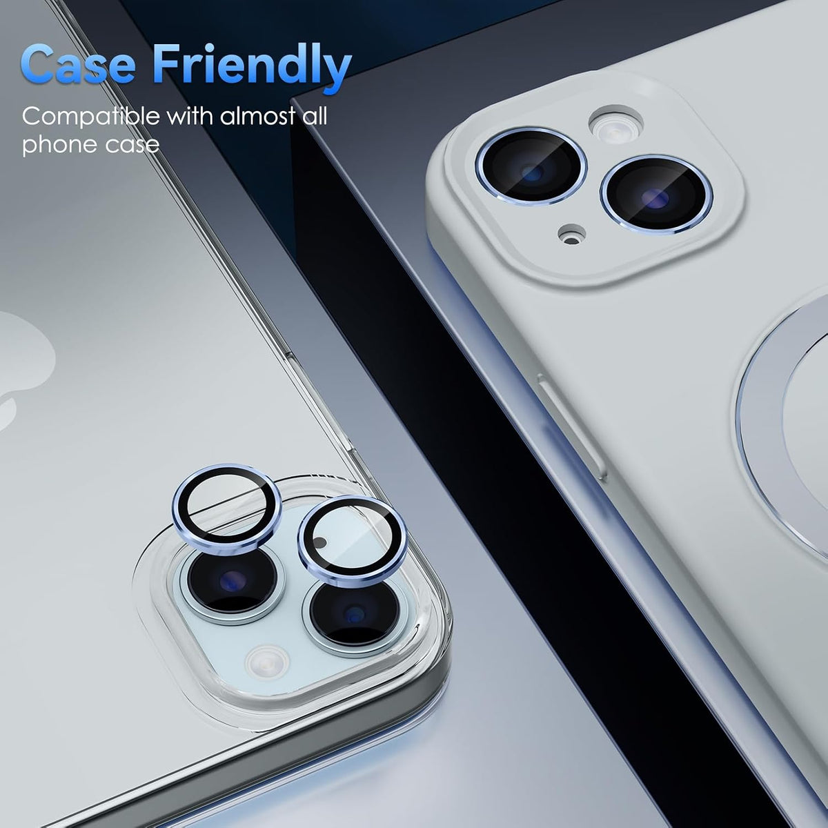 Camera Lens Protector Alloy Frame for iPhone 15