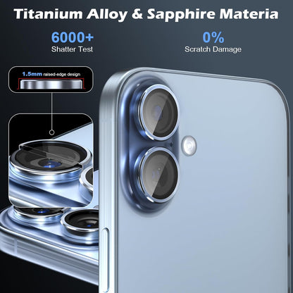 Camera Lens Protector Alloy Frame for iPhone 17