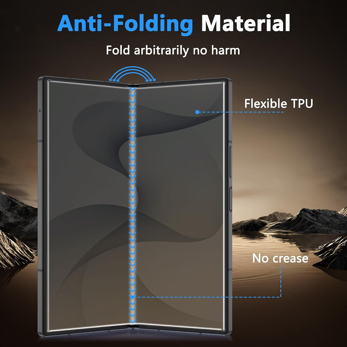 Nano Film Protector for Samsung Galaxy Z Fold 8 Ultra - Inside (2 pack)