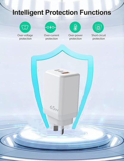 (65W) Superfast compatible USB Type-C Wall Charger