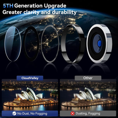 Camera Lens Protector Alloy Frame for iPhone 15 Pro
