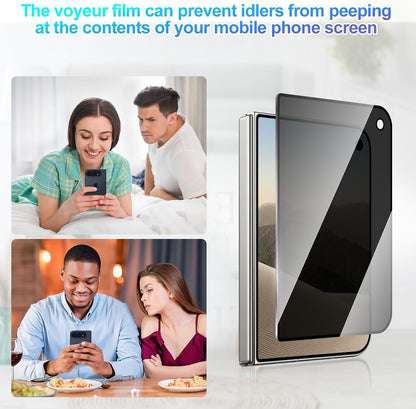 Privacy Glass Front Cover Screen Protector for iPhone Duo