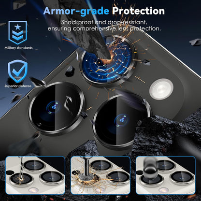 Camera Lens Protector Alloy Frame for iPhone 16 Pro