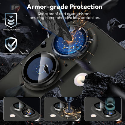Camera Lens Protector Alloy Frame for iPhone 16 Plus
