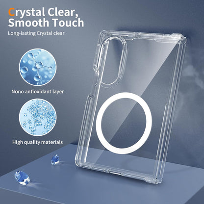 Clear Thin Magsafe Compatible Case for Samsung Galaxy Z Fold 8
