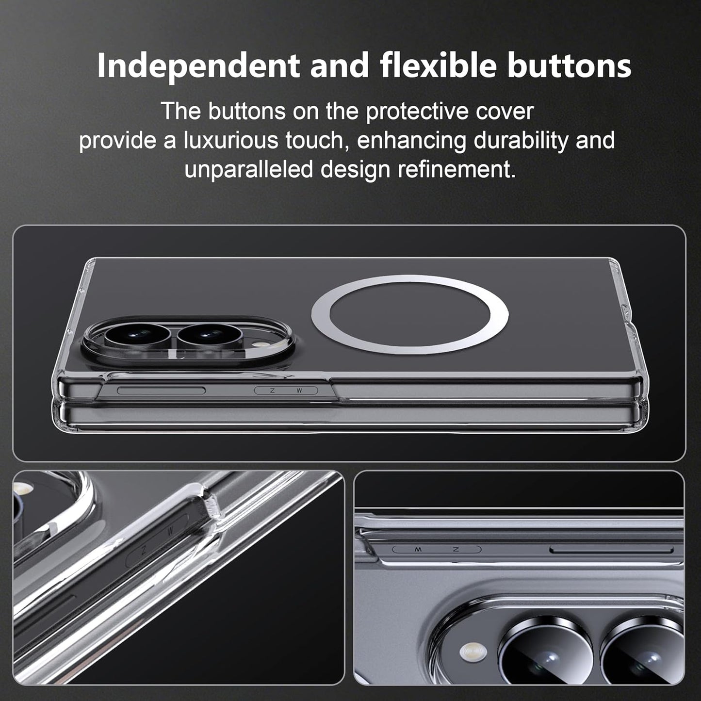 Clear Thin Magsafe Compatible Case for Samsung Galaxy Z Fold 8