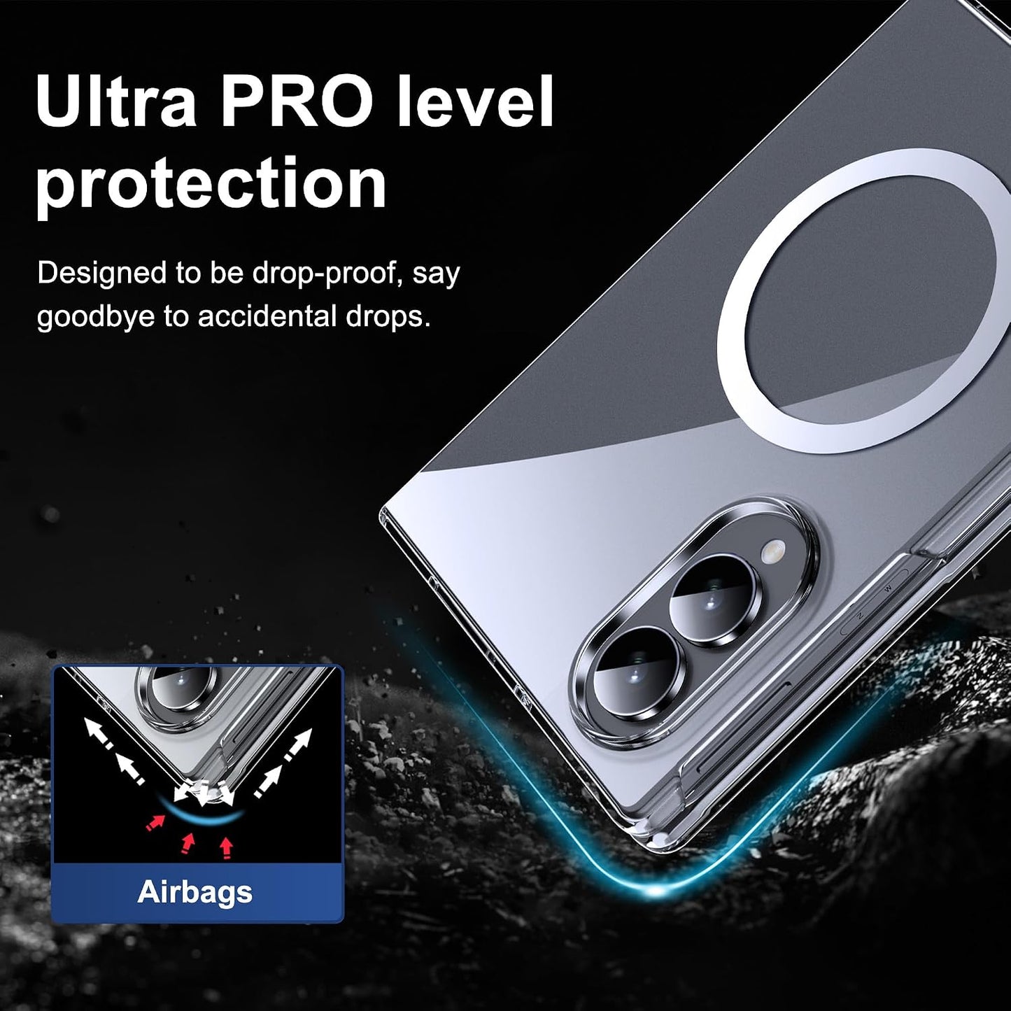 Clear Thin Magsafe Compatible Case for Samsung Galaxy Z Fold 8
