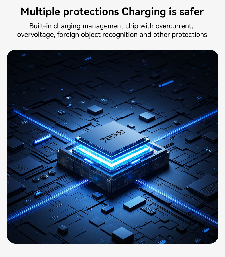 Magsafe Compatible Wireless Fast Charging Station Dock 3-in-1 - Yesido