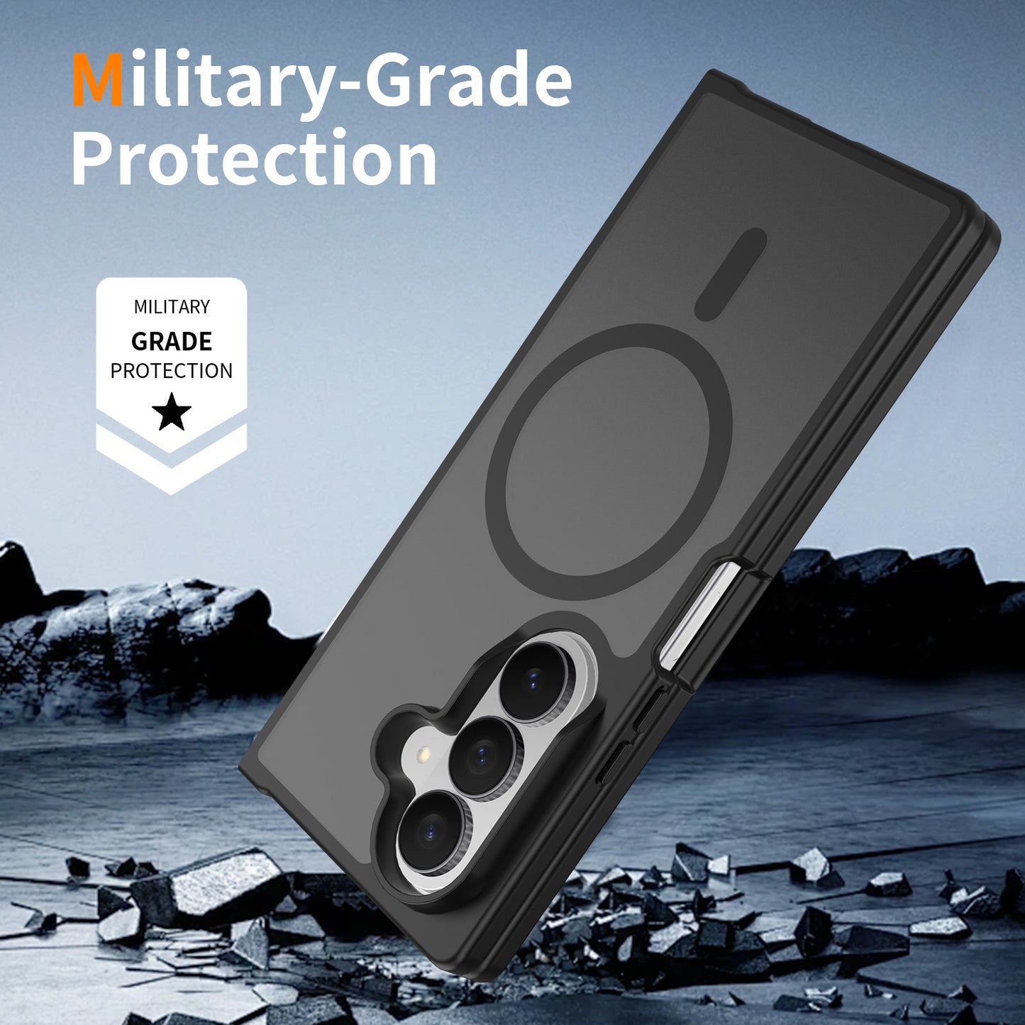 Magsafe Compatible Matte Case for Samsung Galaxy Z Fold 8 Ultra