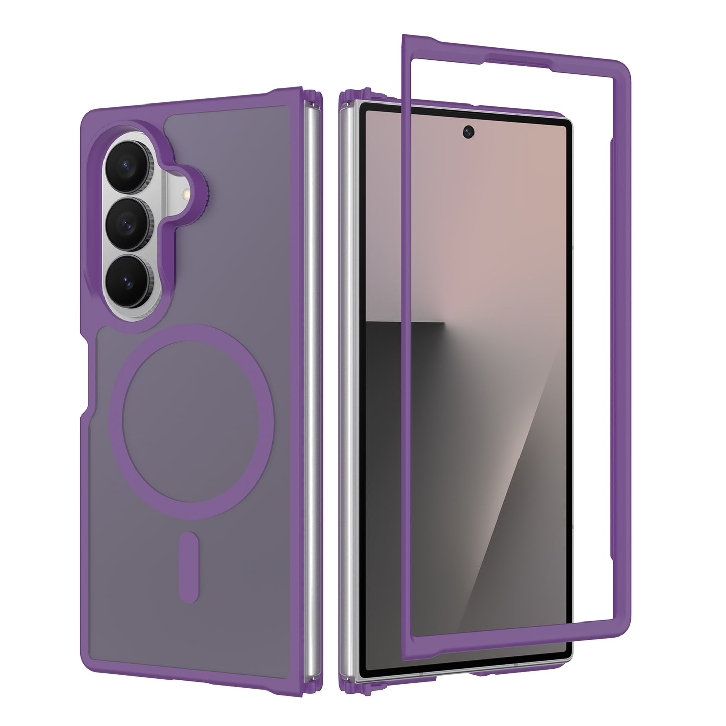 Magsafe Compatible Matte Case for Samsung Galaxy Z Fold 8 Ultra