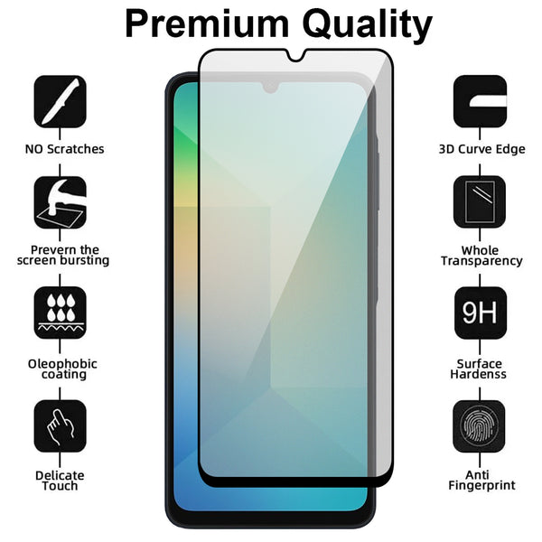 Anti-Glare Matte Glass Screen Protector for Samsung Galaxy A06