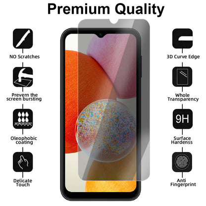 Privacy Glass Screen Protector for Samsung Galaxy A14 4G