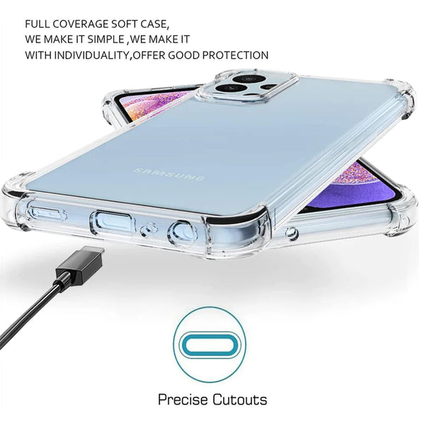 Bumper Hard Clear Case for Samsung Galaxy A15 4G