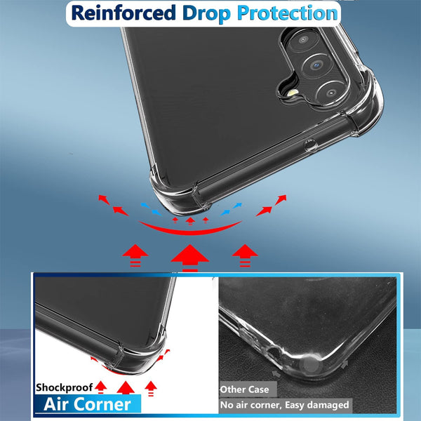 Clear Bumper Case for Samsung Galaxy A54 5G
